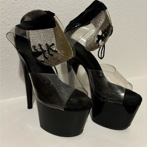 Black Pleaser Heels